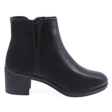 Ghete Dama Casual Anna Viotti Piele Naturala D200-62233 Negru