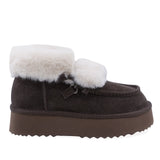 Ghete Dama Casual Anna Viotti Piele Intoarsa D113-10 Maro