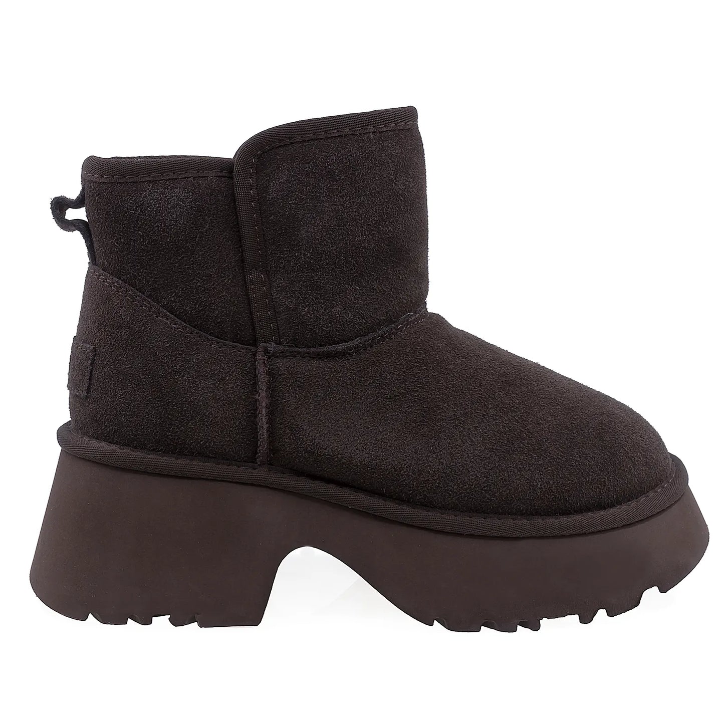 Ghete Dama Casual Anna Viotti Piele Intoarsa D114-KH4B08-6 Maro