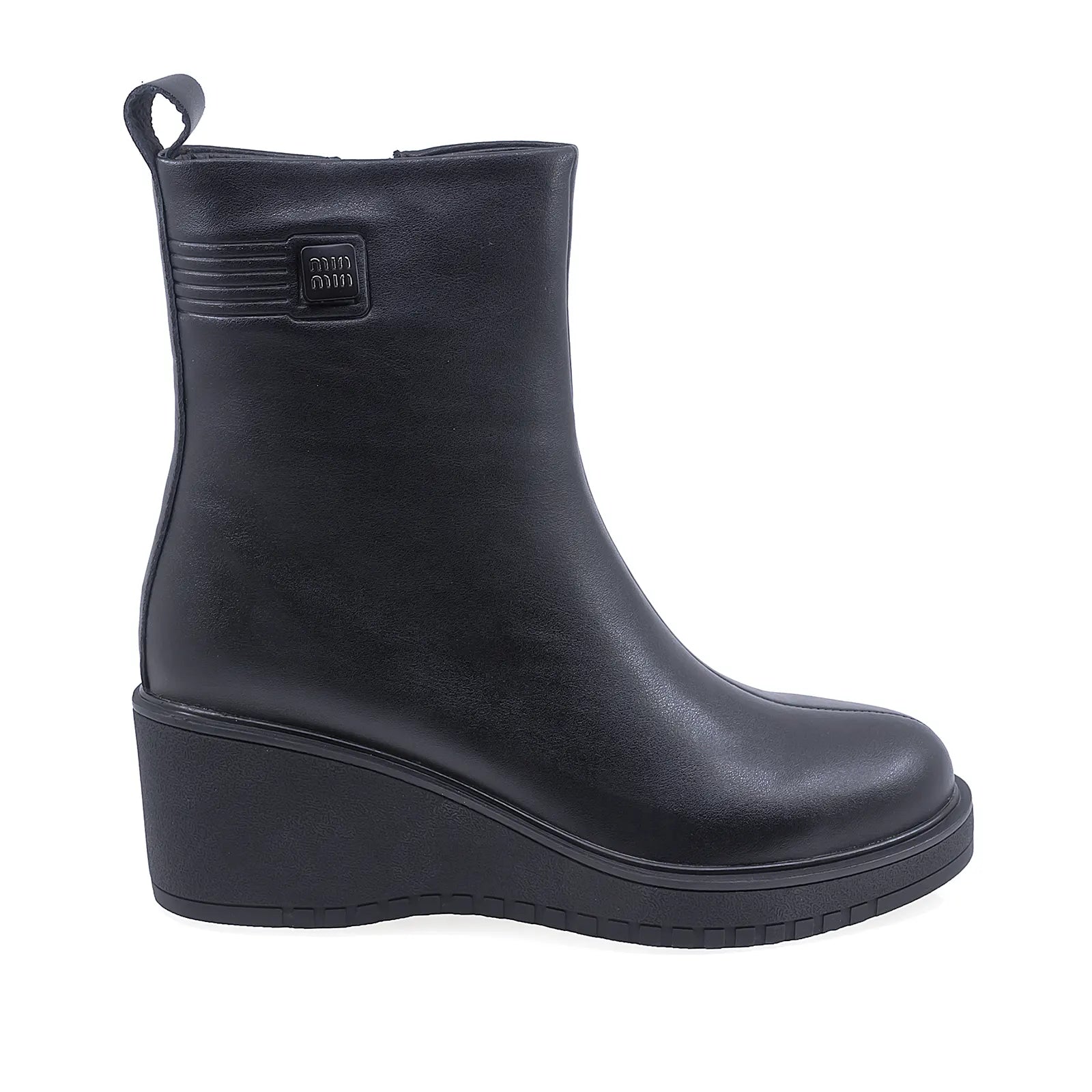 Ghete Dama Casual Anna Viotti Piele Naturala D107-PH3201-Z38402-R-1 Negru