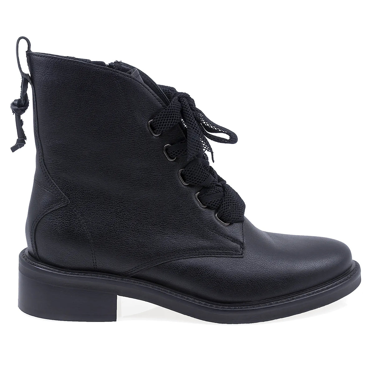 Ghete Dama Casual Kordel Piele Naturala 2745 Negru