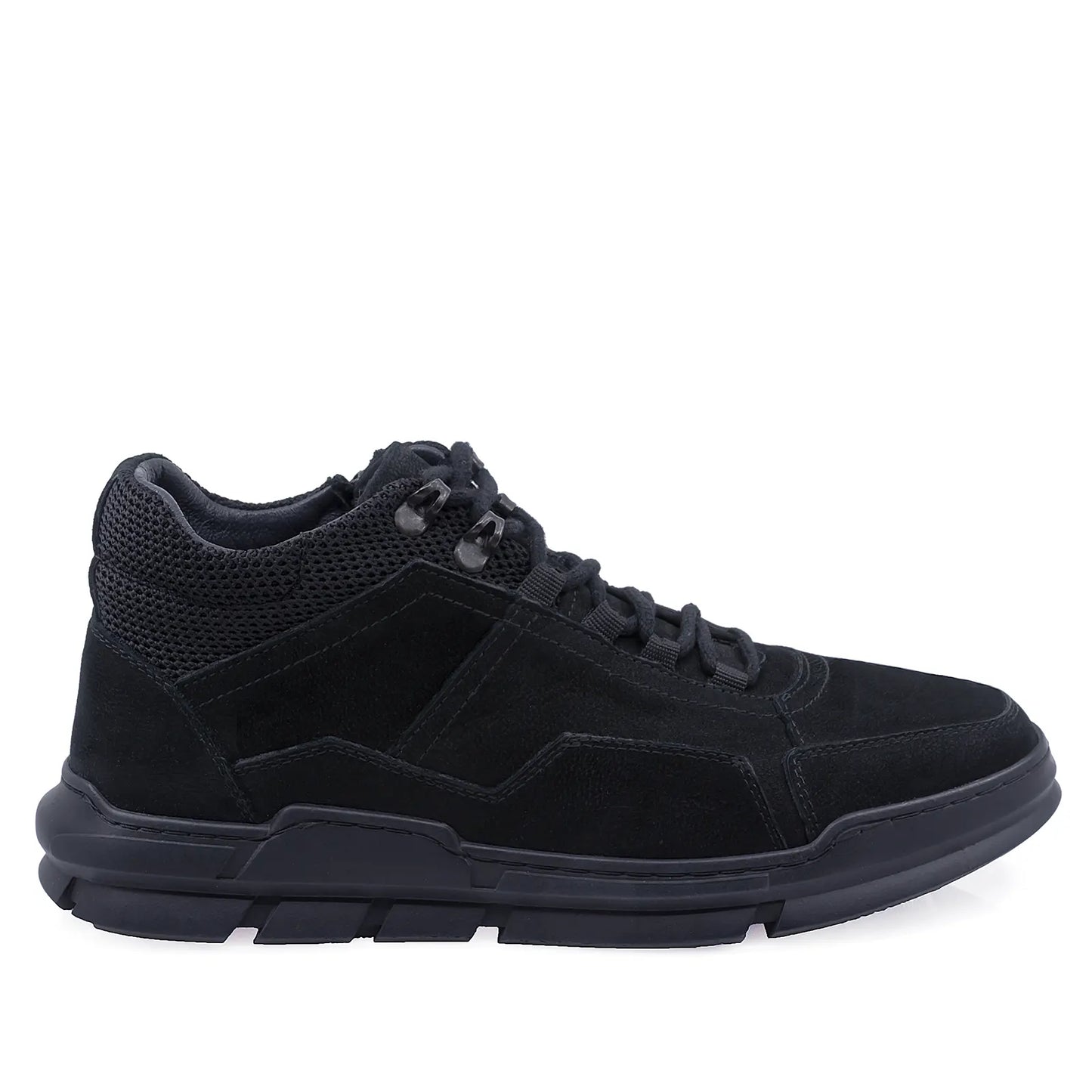 Ghete barbati casual Goretti piele nubuc B24-2211 negru