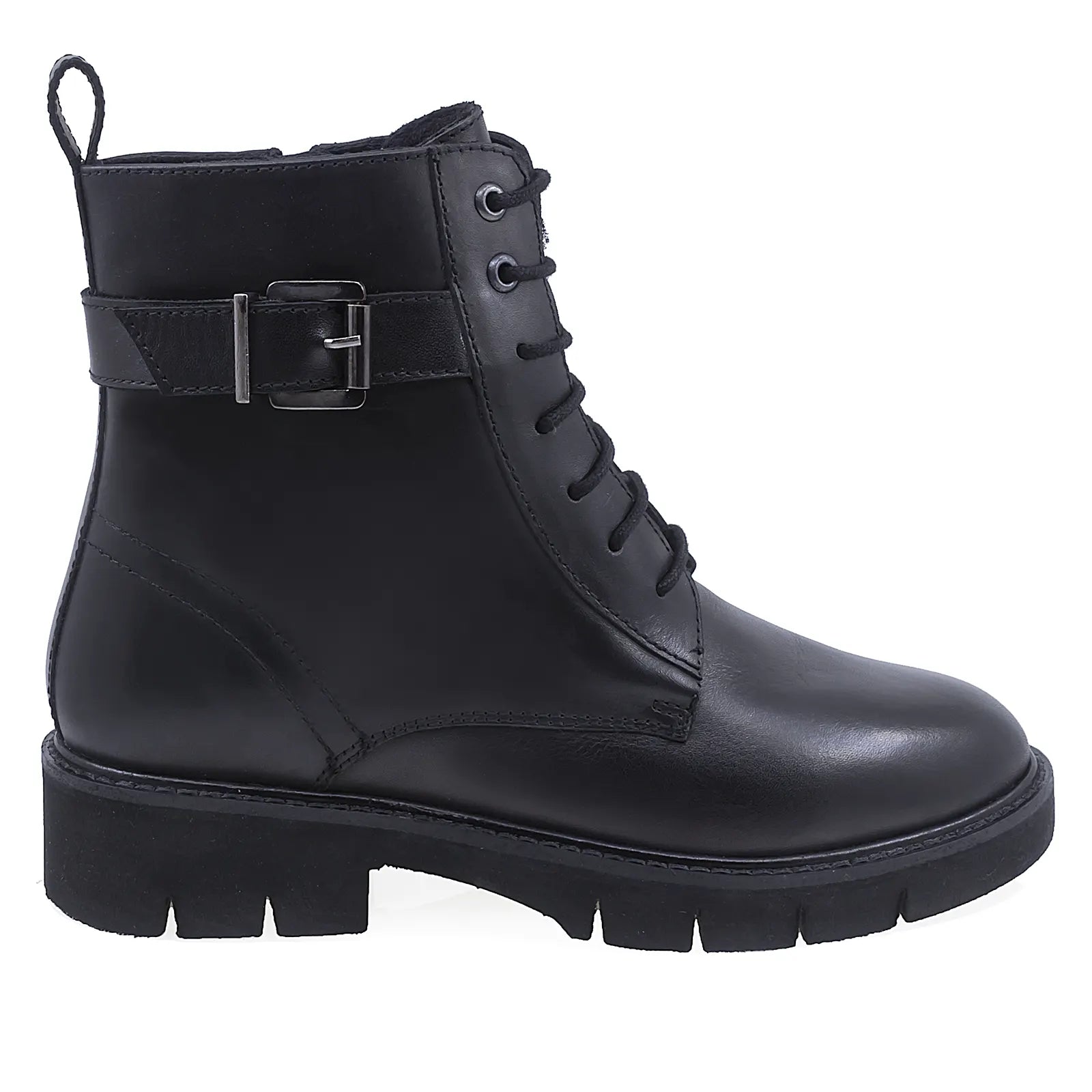 Ghete Dama Casual Anna Viotti Piele Naturala D200-67420 Negru