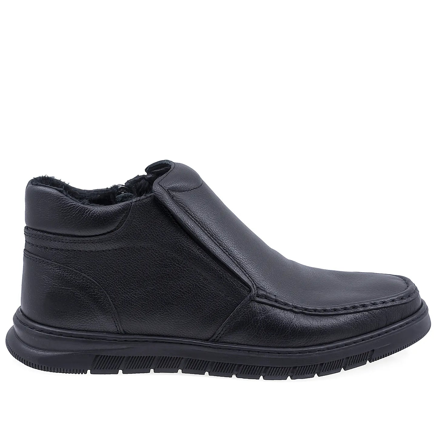 Ghete barbati casual Goretti piele naturala B69-149 negru