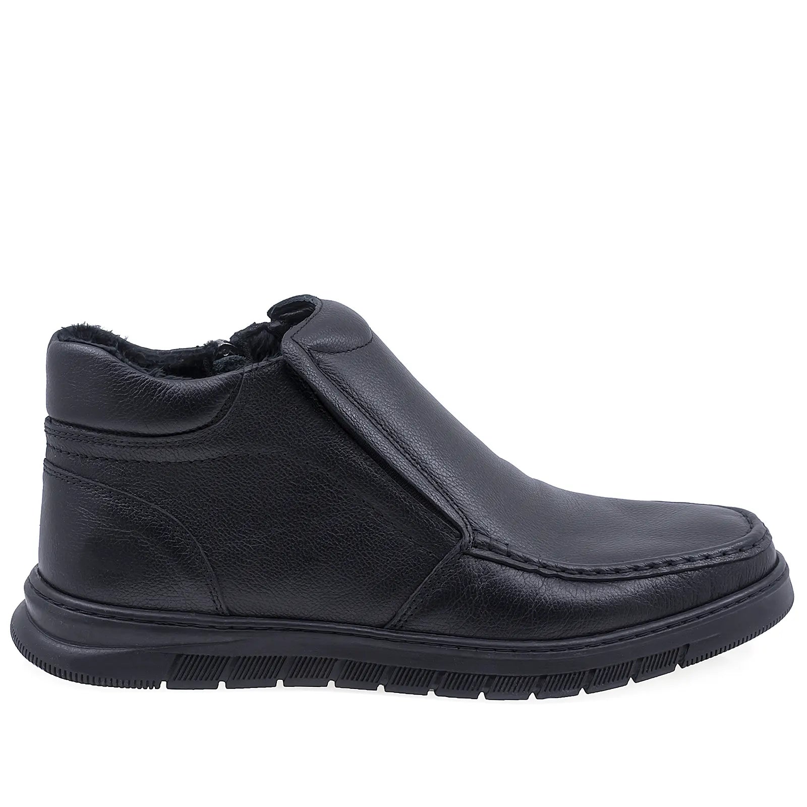 Ghete barbati casual Goretti piele naturala B69-149 negru