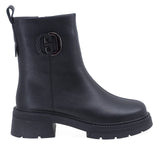 Ghete Dama Casual Anna Viotti Piele Naturala D106-M126-M556 Negru