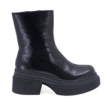 Ghete Dama Casual Anna Viotti Piele Lacuita D15-08341 Negru