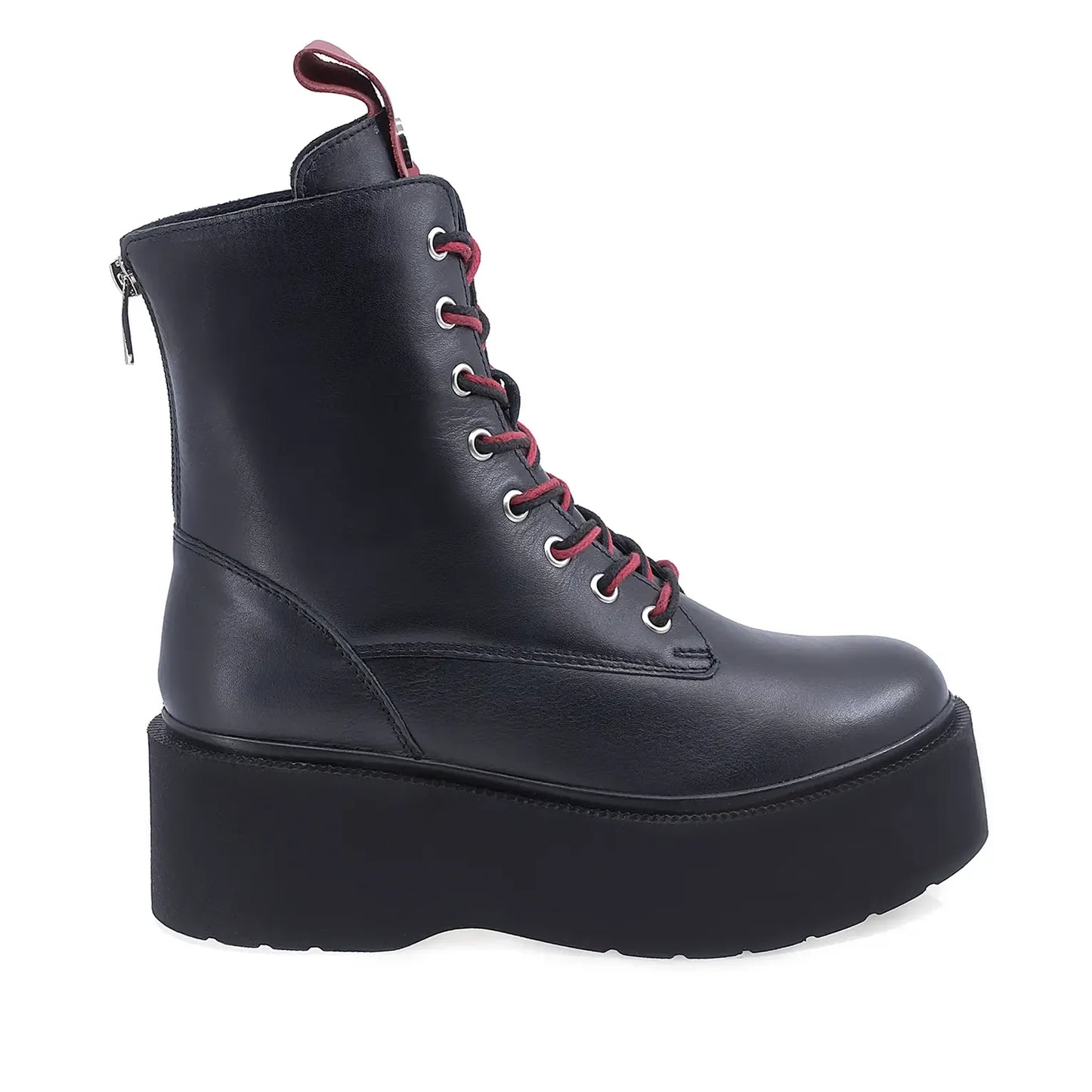 Ghete Dama Casual Anna Viotti Piele Naturala D44-522 Negru