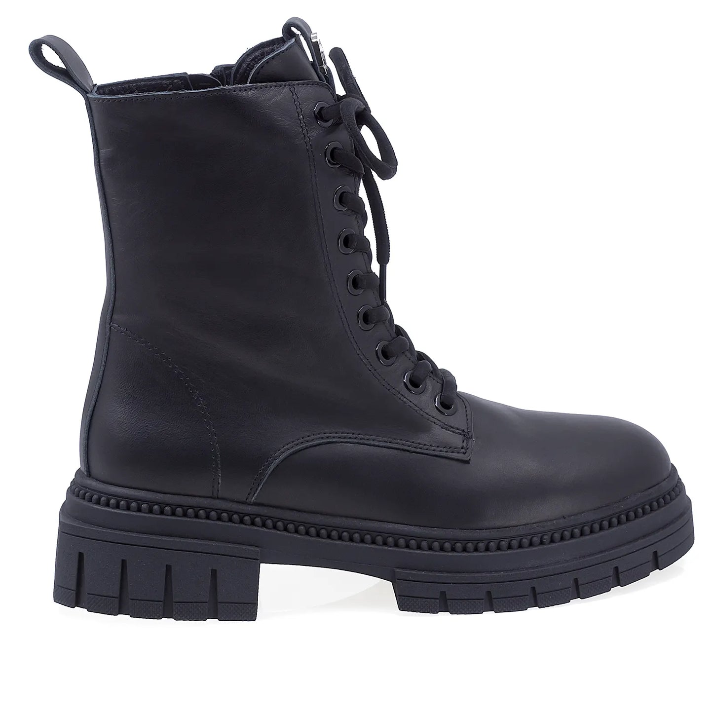 Ghete Dama Casual Anna Viotti Piele Naturala D30-118 Negru