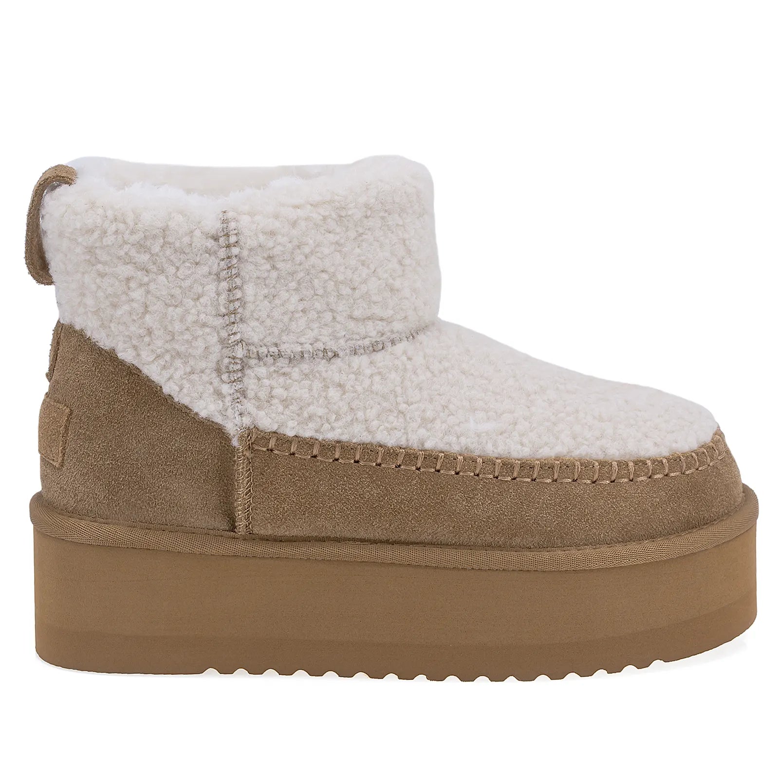 Ghete Dama Casual Anna Viotti Piele Intoarsa D113-KIS Camel