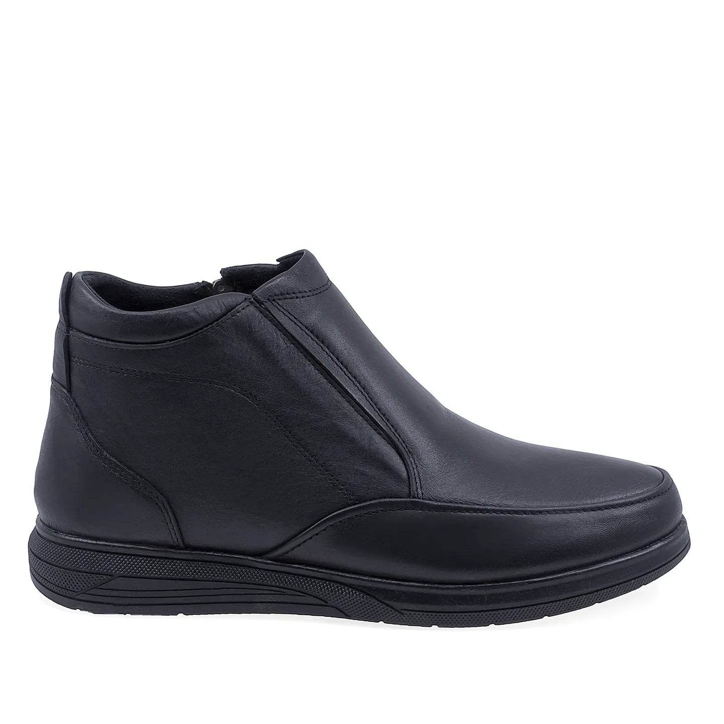 Ghete barbati casual Goretti piele naturala B25-3202 negru