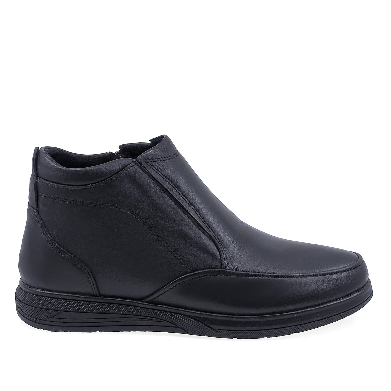 Ghete barbati casual Goretti piele naturala B25-3202 negru