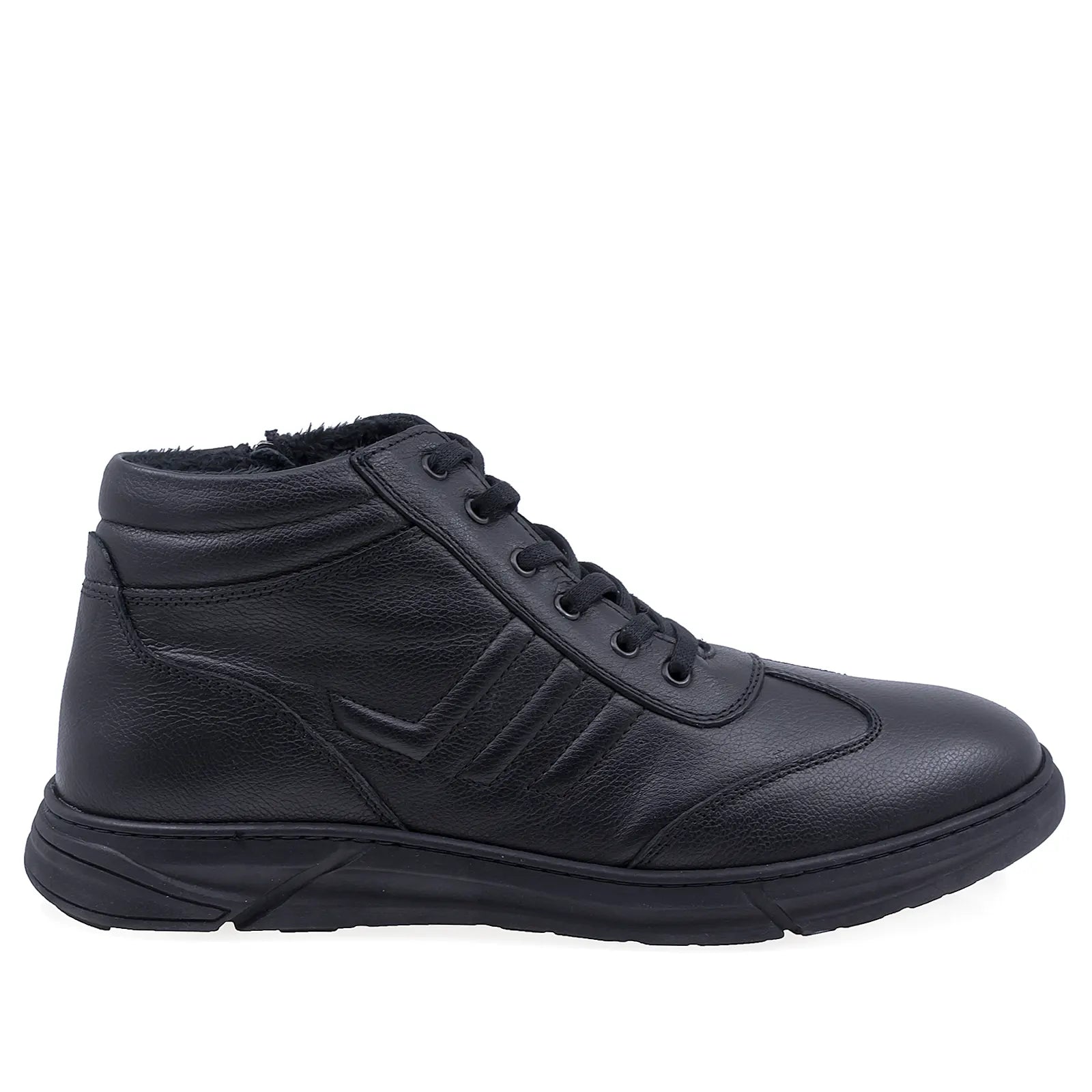 Ghete barbati casual Goretti piele naturala B69-250 negru