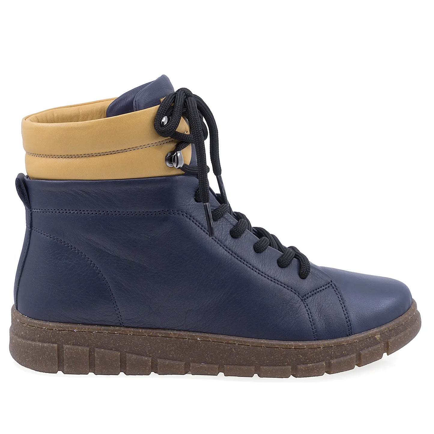 Ghete Dama Casual Anna Viotti Piele Naturala D45-25906-06-165 Bleumarin