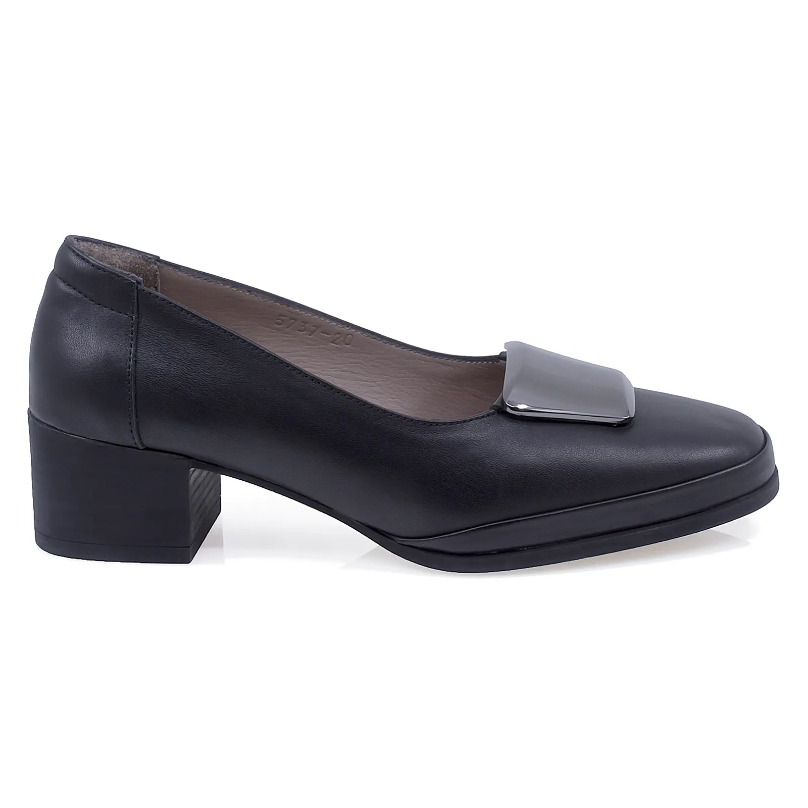 Pantofi Dama Casual Anna Viotti Piele Naturala D50-5737-20 Negru