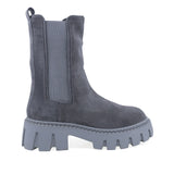 Ghete Dama Casual Anna Viotti Piele Intoarsa D15-08329-20-22 Gri