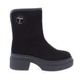 Ghete Dama Casual Anna Viotti Piele Intoarsa D106-F9998-C8101 Negru