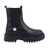 Ghete Dama Casual Anna Viotti Piele Naturala D30-105 Negru