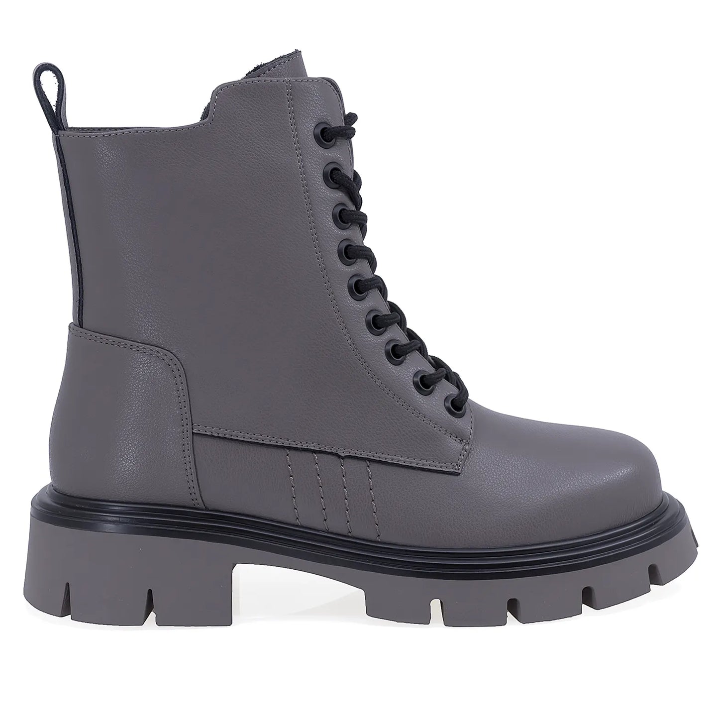 Ghete Dama Casual Anna Viotti Piele Naturala D106-2577-F150 Gri