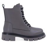 Ghete Dama Casual Anna Viotti Piele Naturala D106-2577-F150 Gri