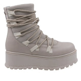 Ghete Dama Casual Anna Viotti Piele Naturala D44-488 Bej