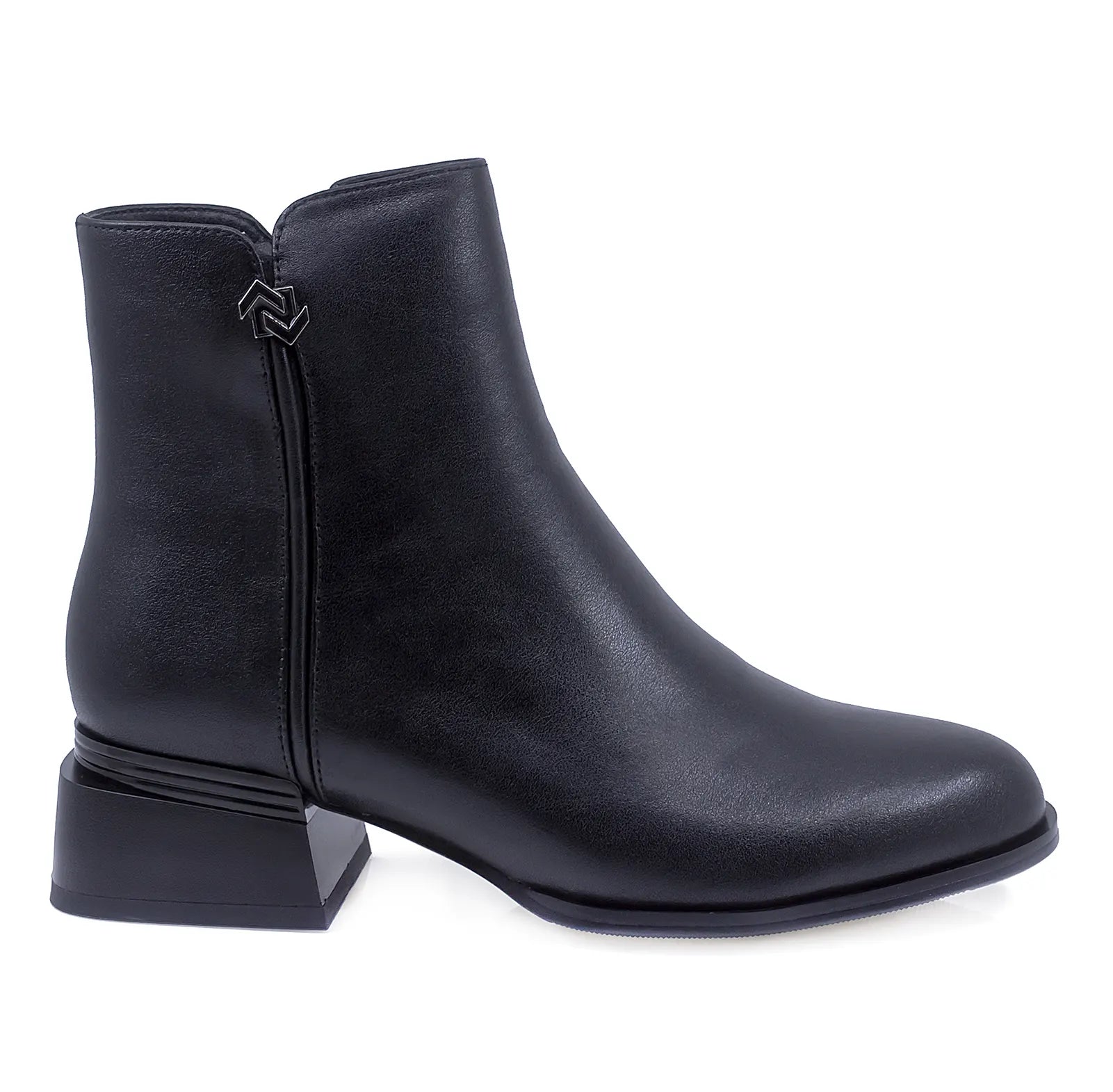 Ghete Dama Elegante Anna Viotti Piele Naturala D112-GAW1501 Negru