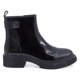 Ghete Dama Casual Anna Viotti Piele Naturala D112-GAW2527 Negru