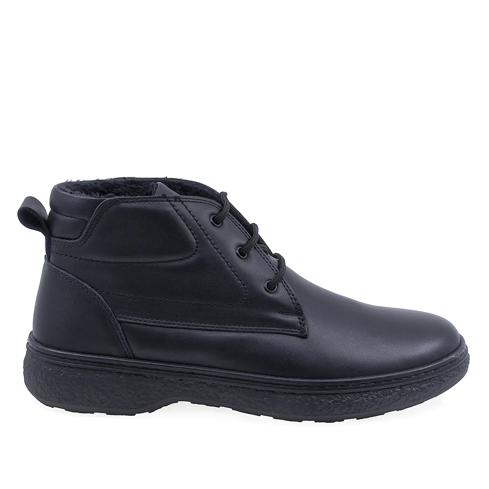 Ghete barbati casual Goretti piele naturala B69-483 negru