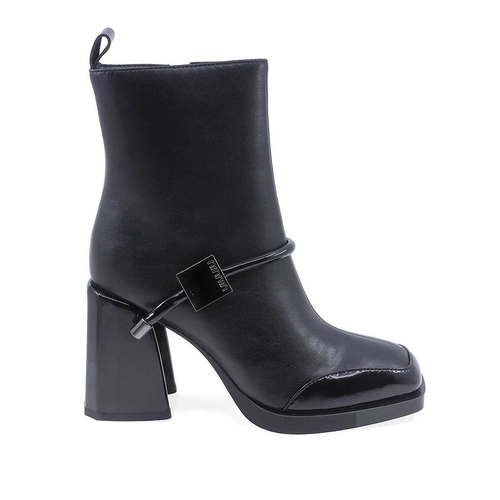 Ghete Dama Elegante Anna Viotti Piele Naturala D107-PH3145-B83086-R-4 Negru