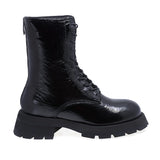 Ghete Dama Casual Anna Viotti Piele Lacuita D15-08328-21-22 Negru