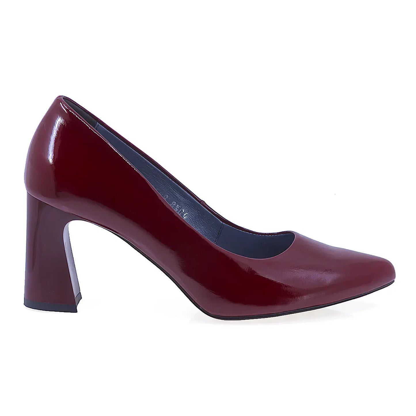Pantofi dama eleganti Anna Viotti piele lacuita D2889 bordo