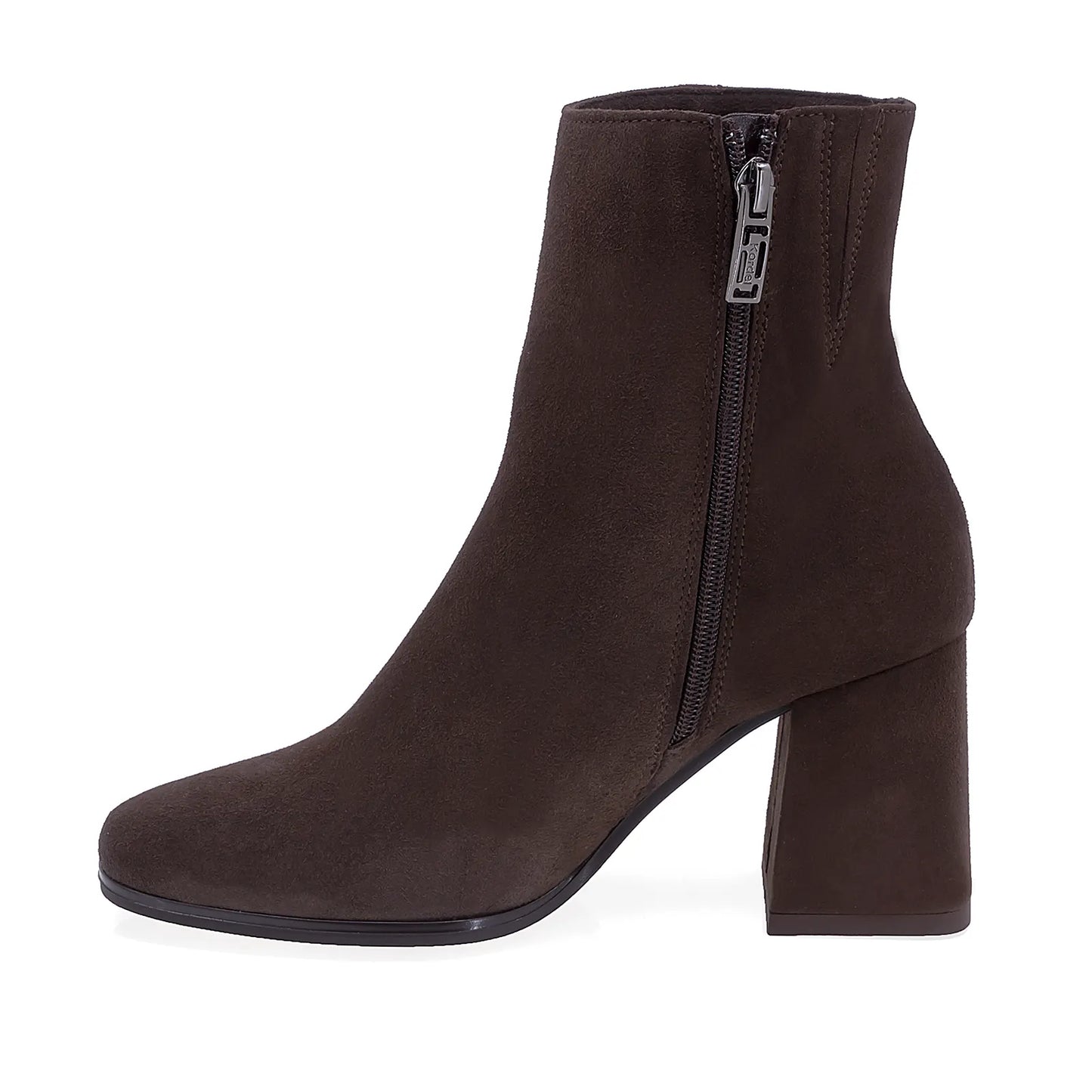 Ghete Dama Elegante Anna Viotti Piele Intoarsa D2999 Maro