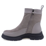 Ghete Dama Casual Anna Viotti Piele Intoarsa D112-GAW2550 Gri