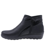 Ghete Dama Casual Anna Viotti Piele Naturala D22-5901 Negru