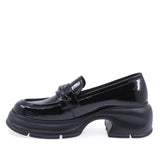 Pantofi Dama Casual Anna Viotti Piele Lacuita D105-4200D-LV134-NT-02 Negru