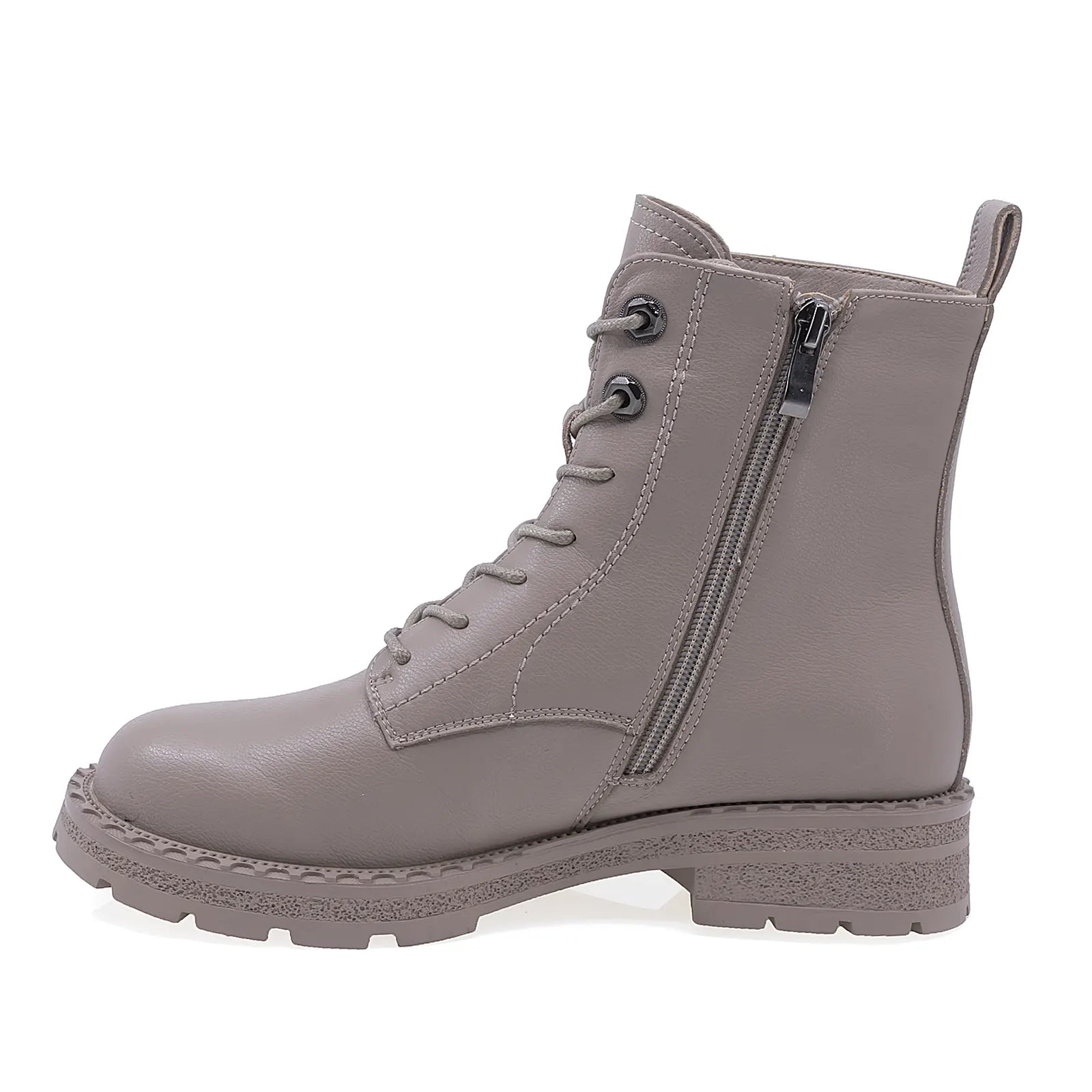 Ghete Dama Casual Anna Viotti Piele Naturala D106-F8597-A905-1 Gri