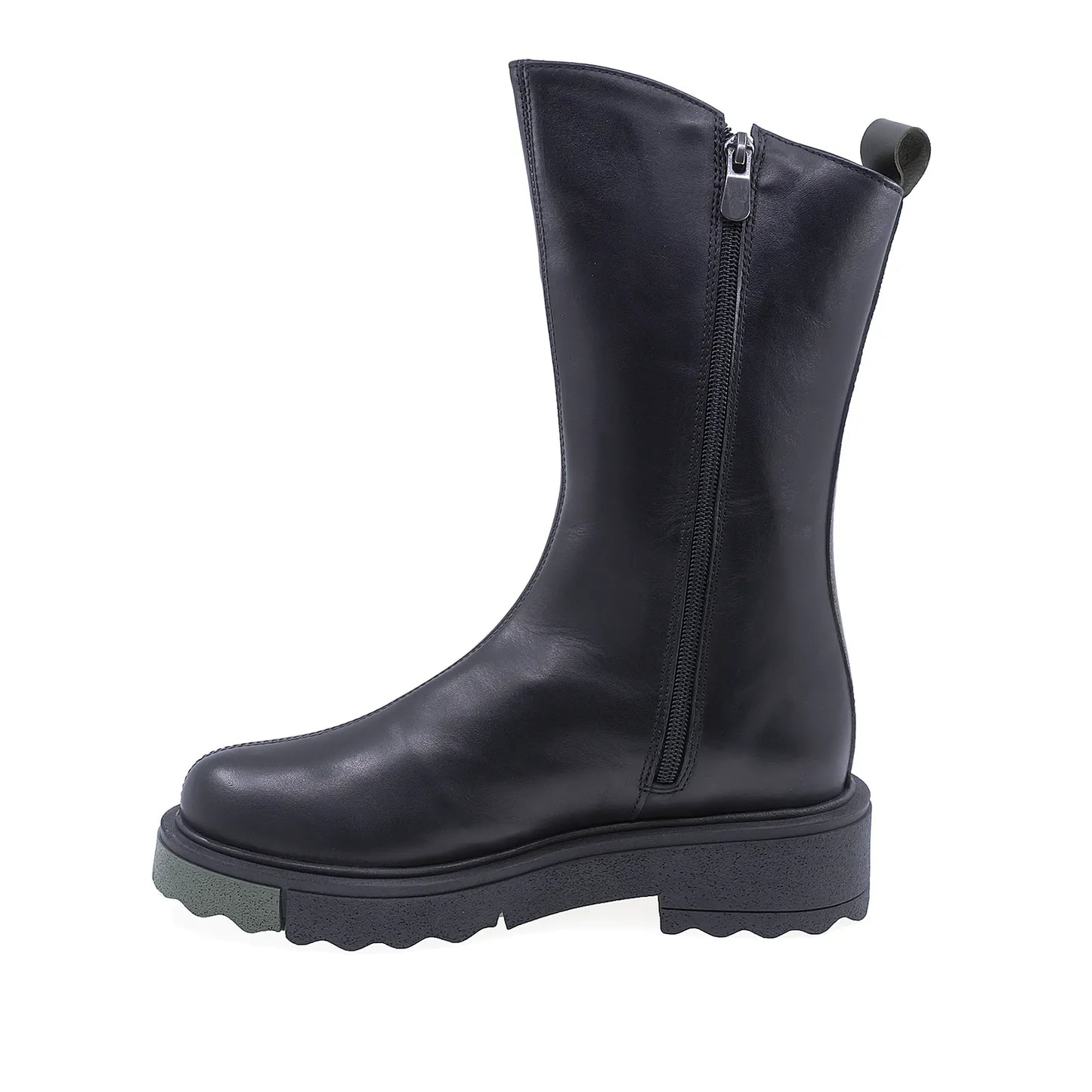 Ghete Dama Casual Anna Viotti Piele Naturala D44-4448 Negru