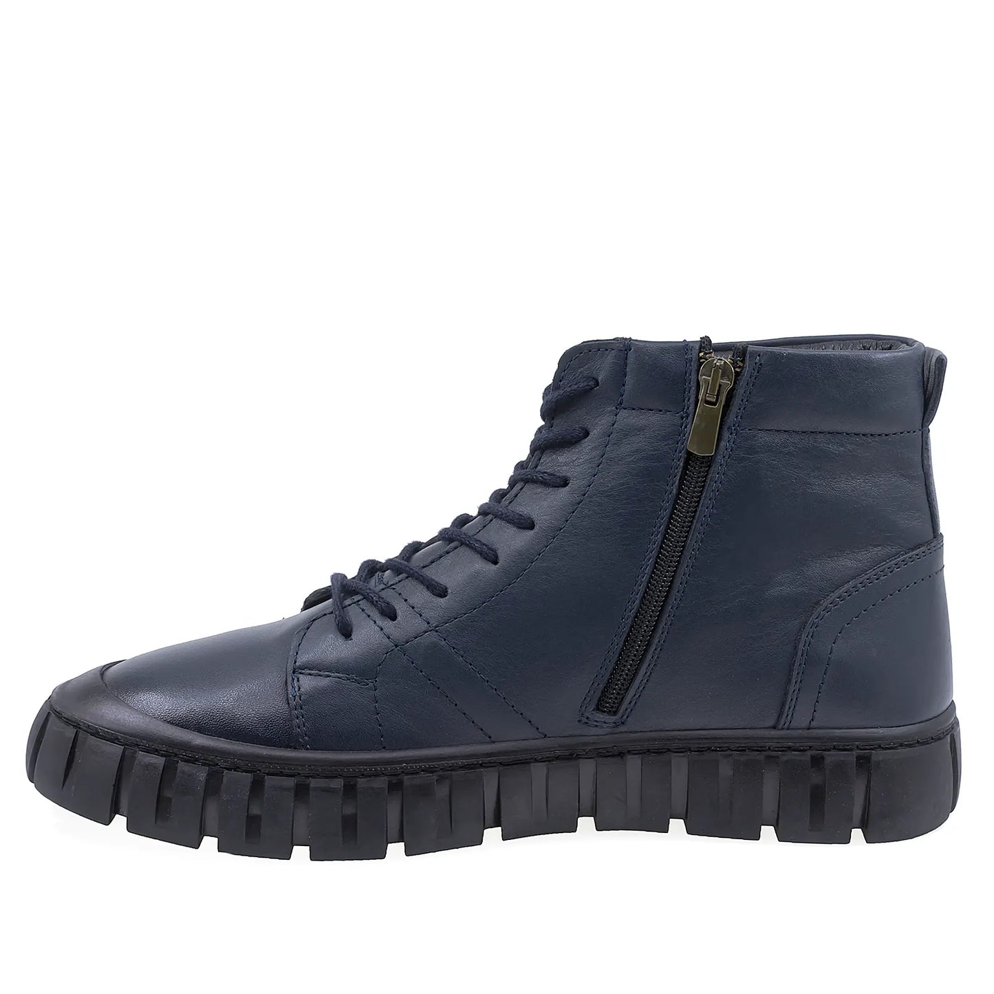 Ghete barbati casual Goretti piele naturala B17-166 bleumarin