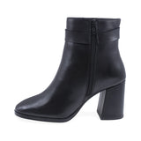 Ghete Dama Elegante Anna Viotti Piele Naturala D200-67831 Negru