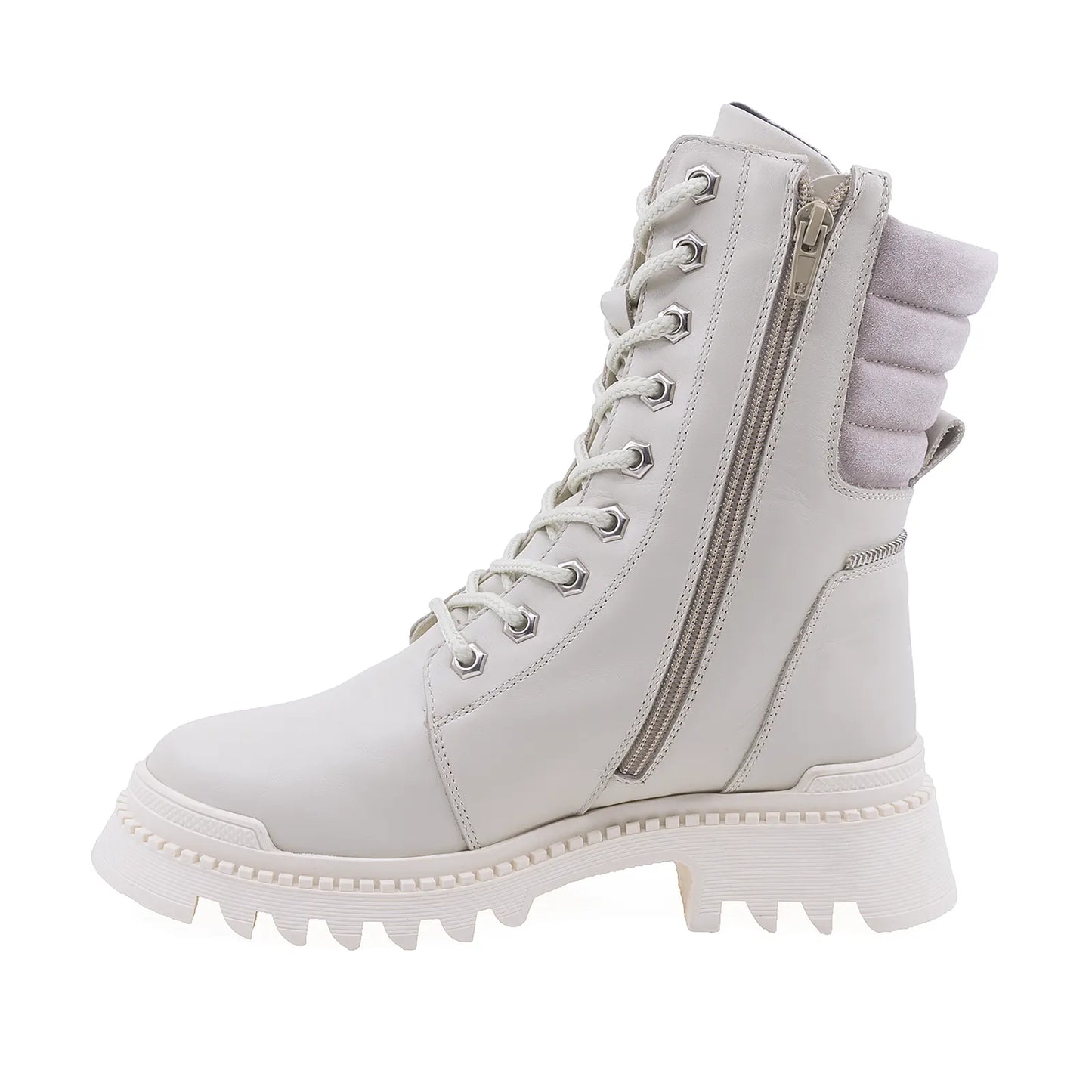 Ghete Dama Casual Anna Viotti Piele Naturala D44-4516 Bej