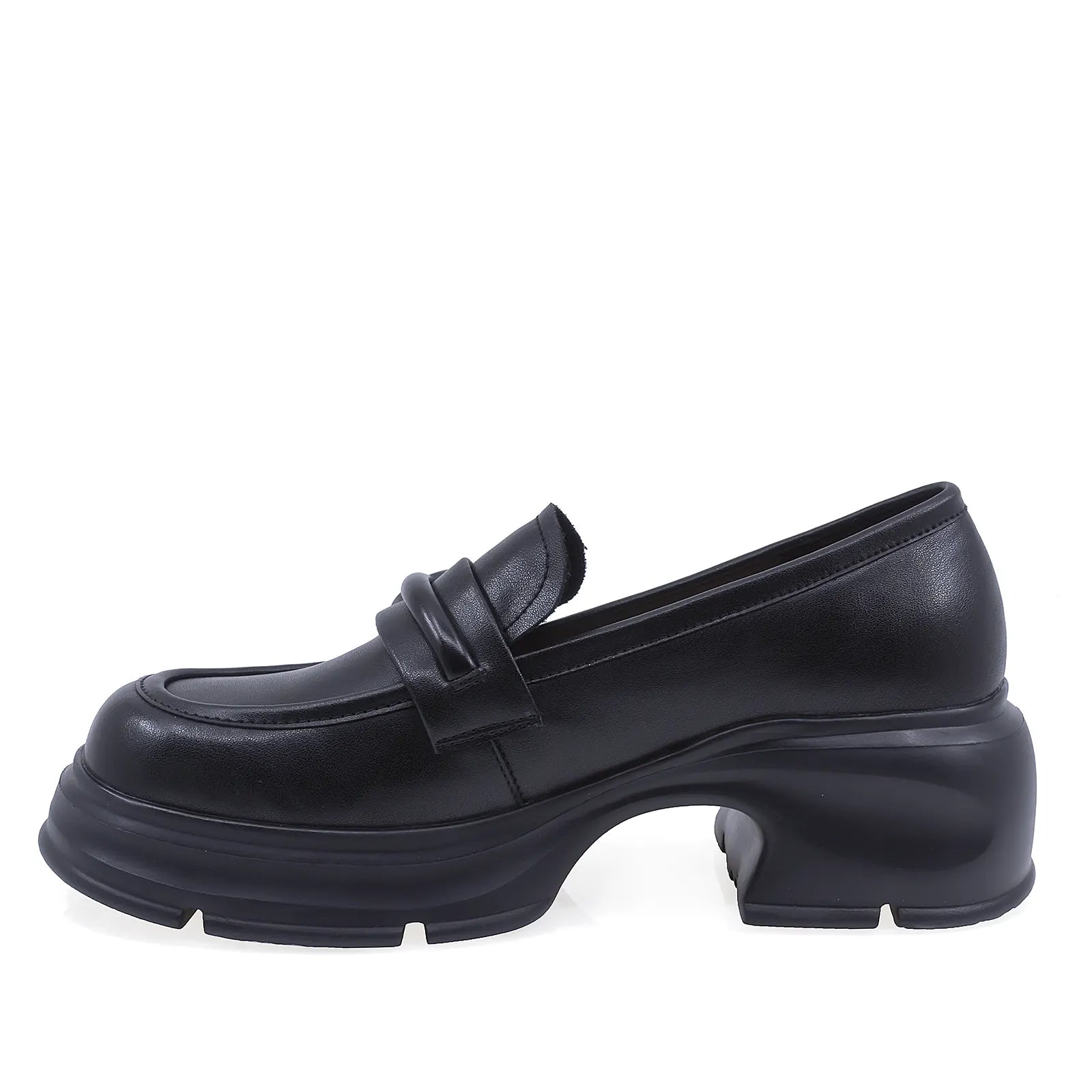 Pantofi Dama Casual Anna Viotti Piele Naturala D105-4200D-LV134-NT-01 Negru