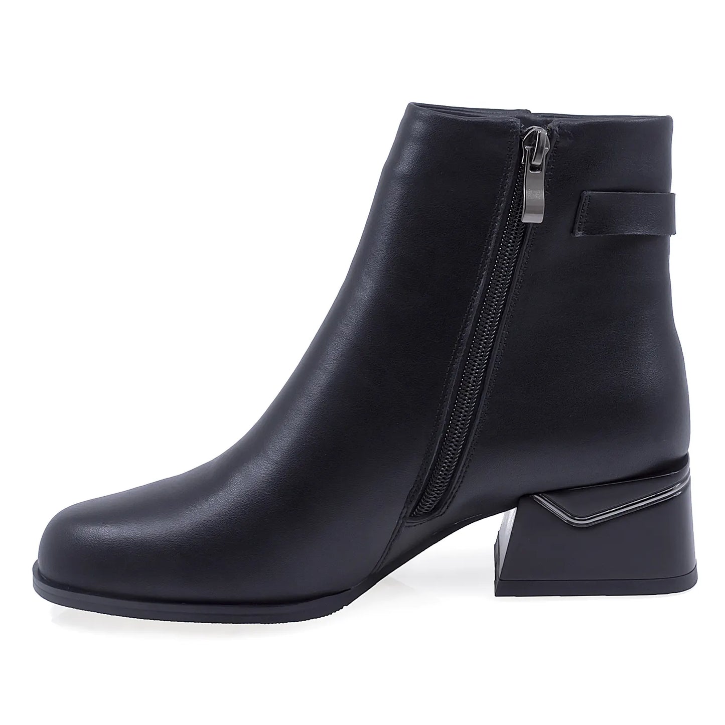 Ghete Dama Elegante Anna Viotti Piele Naturala D112-GAW2571 Negru