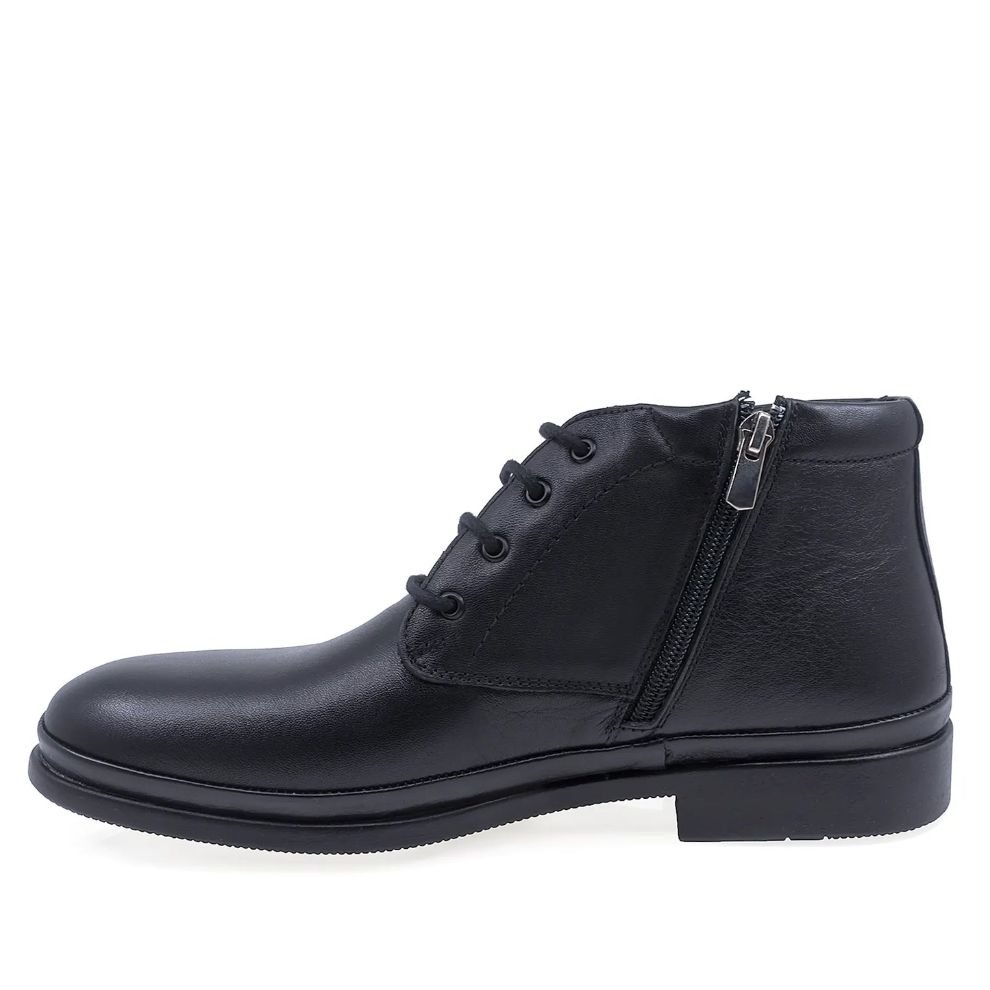 Ghete barbati casual Goretti piele naturala B41-125 negru