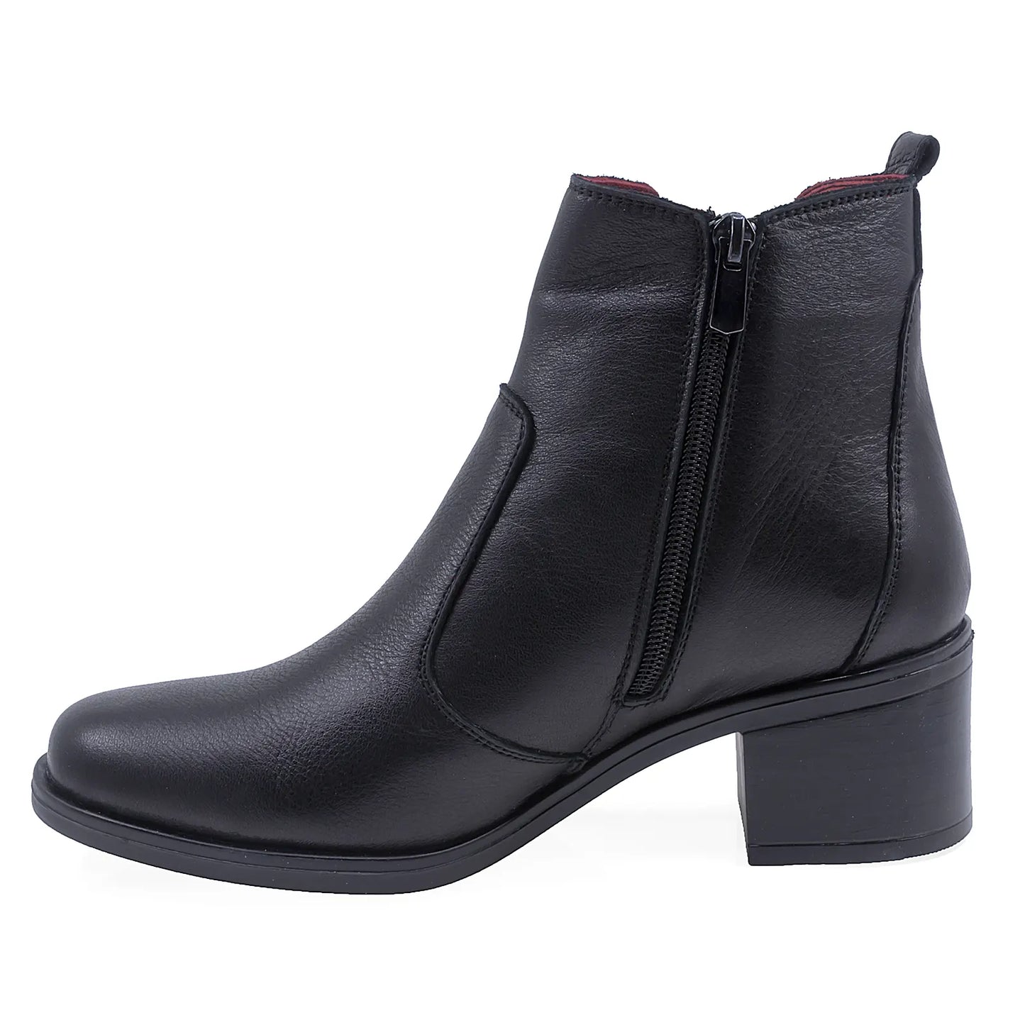 Ghete Dama Casual Anna Viotti Piele Naturala D54-749 Negru