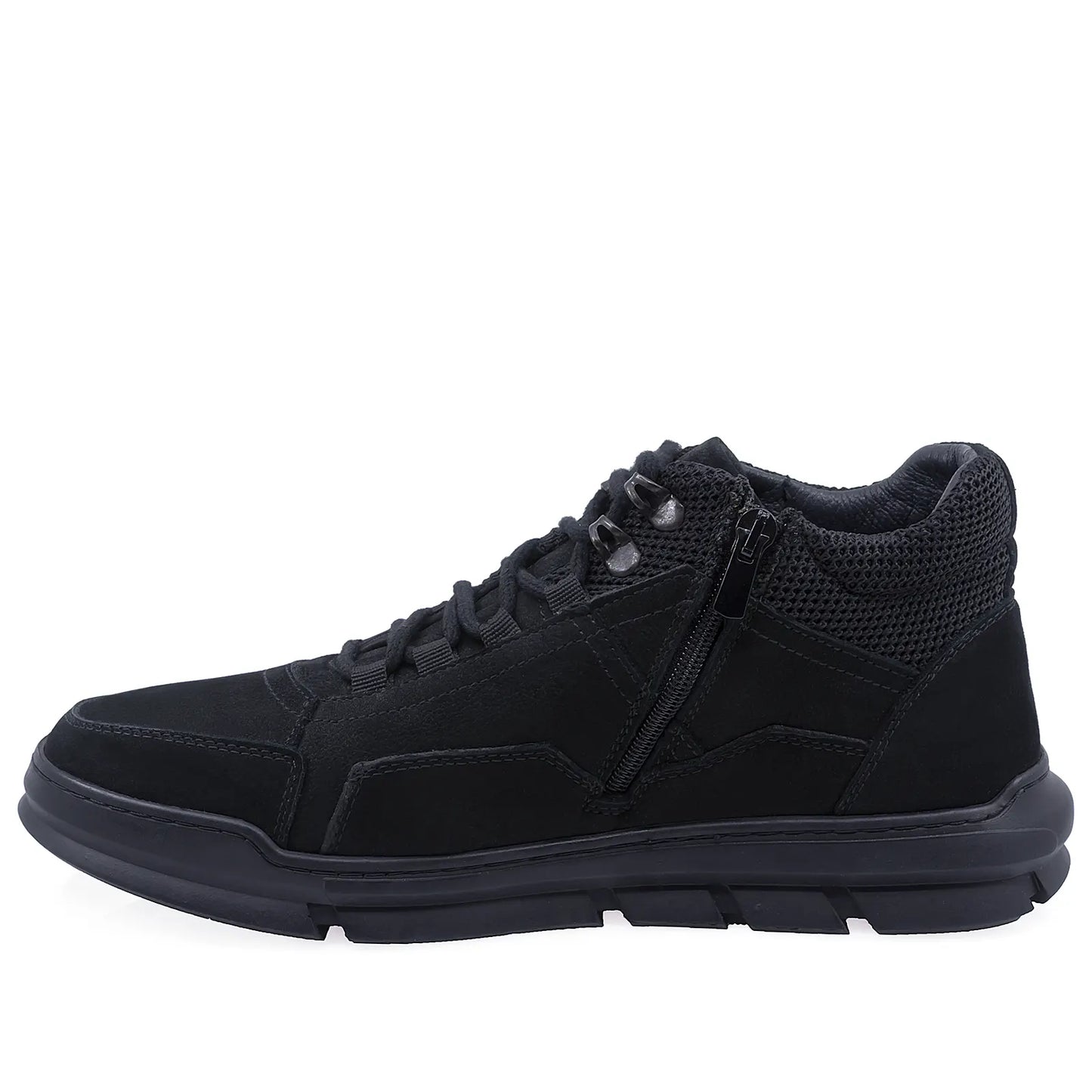 Ghete barbati casual Goretti piele nubuc B24-2211 negru