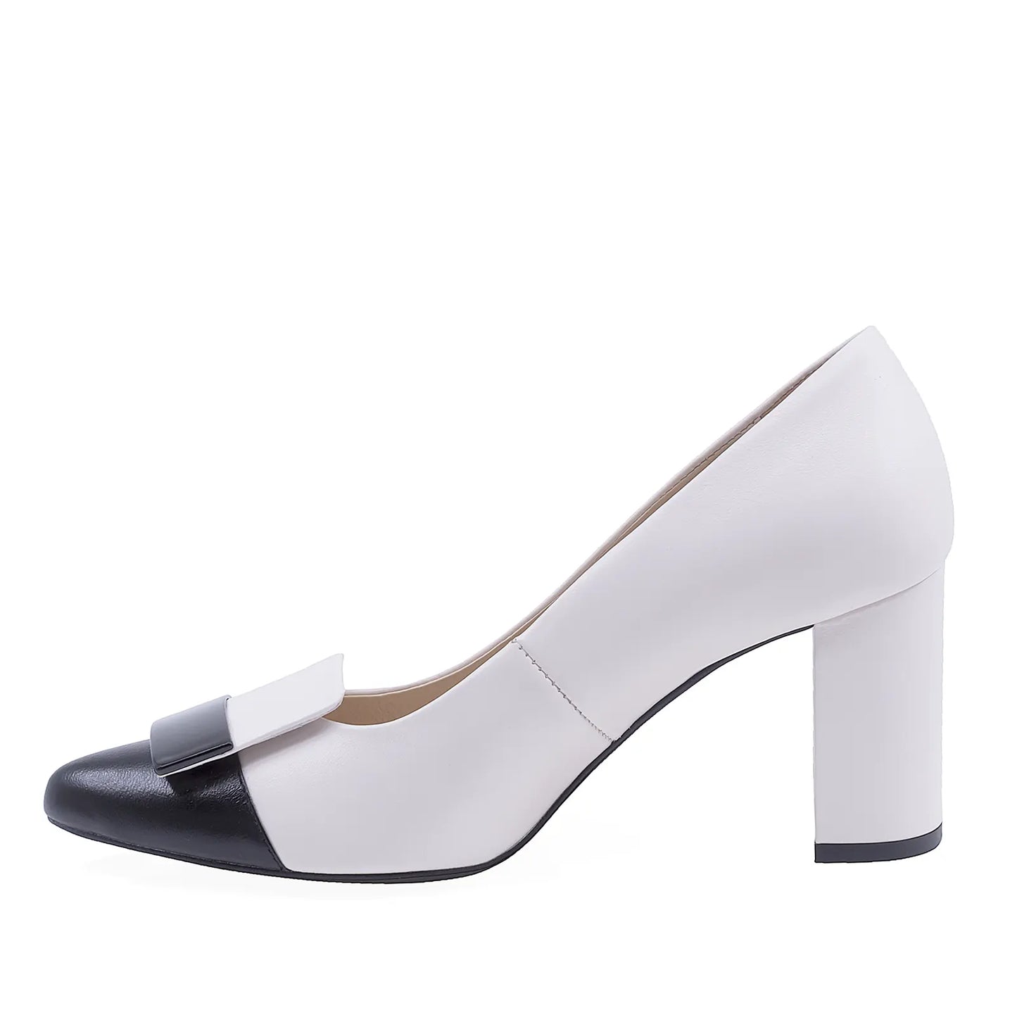 Pantofi dama eleganti Anna Viotti piele naturala D2951 alb