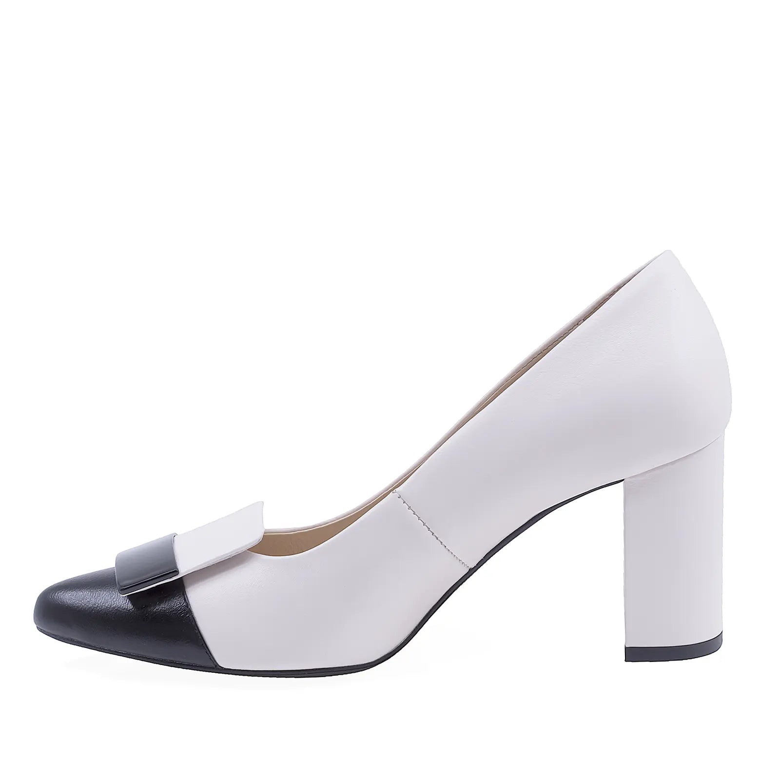 Pantofi dama eleganti Anna Viotti piele naturala D2951 alb