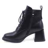 Ghete Dama Casual Anna Viotti Piele Naturala D112-GAW2552 Negru