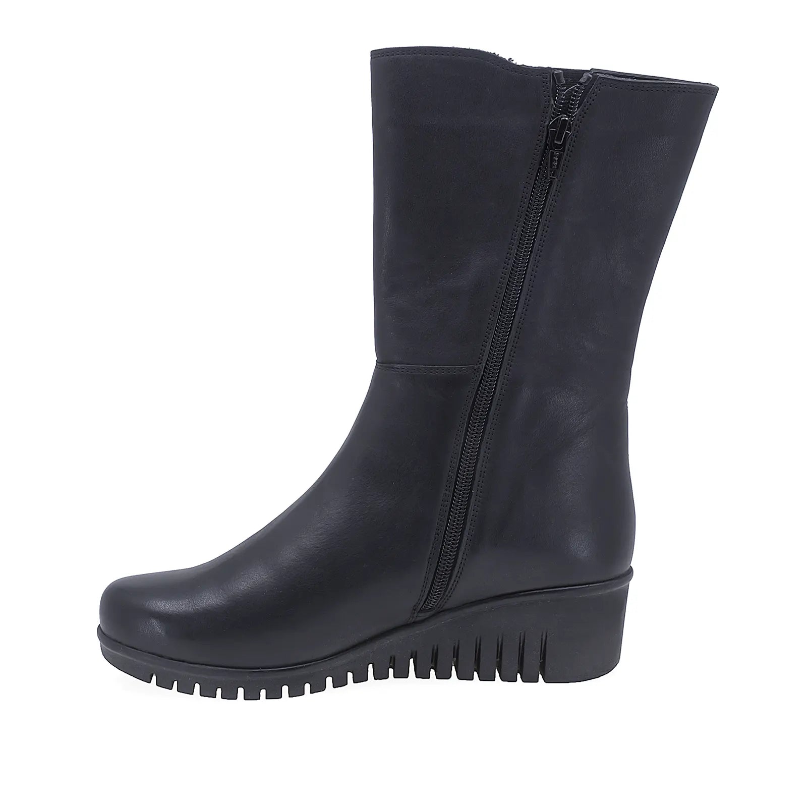 Cizme Dama Casual Anna Viotti Piele Naturala D22-5126 Negru