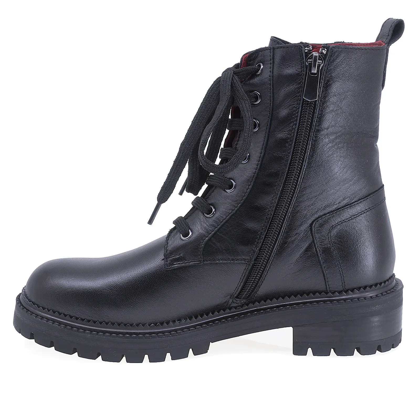 Ghete Dama Casual Anna Viotti Piele Naturala D54-1903-95 Negru